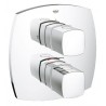 Bateria wannowa podtynkowa termostatyczna, GROHE Grander, Chrom