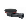 Schedpol Syfon brodzikowy z czarnym matowym grzybkiem średnica 90 mm SDBD40WB