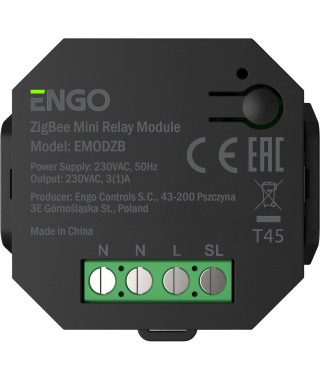 ENGO Bramka internetowa ZigBee do urządzeń serii ENGO Smart EGATEZB