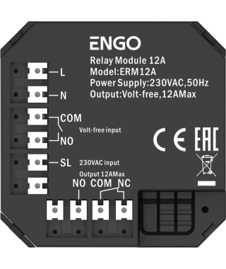ENGO Bezprzewodowy moduł przekaźnika z funkcją repeatera ZigBee, 230V EMODZB