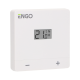 ENGO Przewodowy, natynkowy regulator temperatury, 230V czarny EASY230B