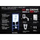 Zestaw Rapid SL GROHE z przyciskiem Skate chrom, miską i deską Praia 38827000,5900378312185