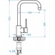 ALVEUS OZ bateria kuchenna chrom 1136515