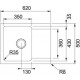 Zlewozmywak onyx FRANKE ORION .OID 611-62