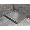 RADAWAY DOROS F Compact Stone antracytowy brodzik prostokątny 140x100x12cm