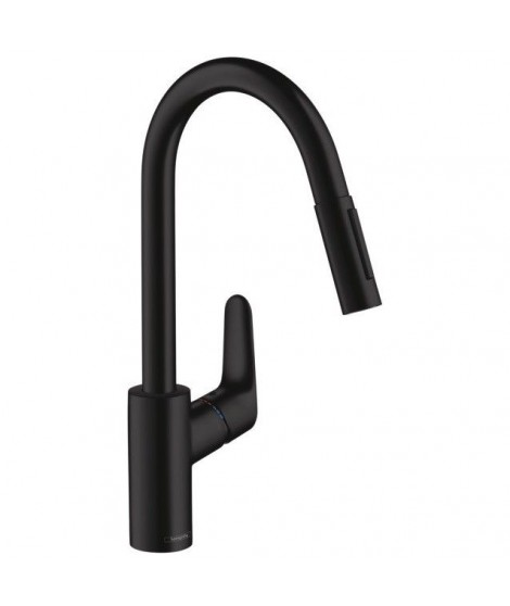 Hansgrohe Focus 240 bateria zlewozmywakowa 1-uchwytowa czarna matowa 31815670