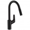 Hansgrohe Focus 240 bateria zlewozmywakowa 1-uchwytowa czarna matowa 31815670