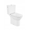 ROCA DEBBA ROUND PACK Zestaw WC ceramiczny kompakt, zbiornik i deska slim biały A34D995000