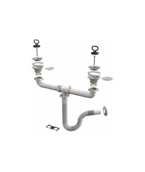 Bonomini Syfon zlewozmywakowy dwukomorowy 50 1856FX654B0