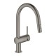 GROHE Minta BATERIA zlewozmywakowa brushed hard graphite 32321AL2
