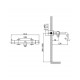 Bateria wannowo - prysznicowa LAVITA Orion Chrome