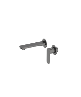 Bateria umywalkowa podtynkowa Lavita Spark Gunmetal 5900378341277