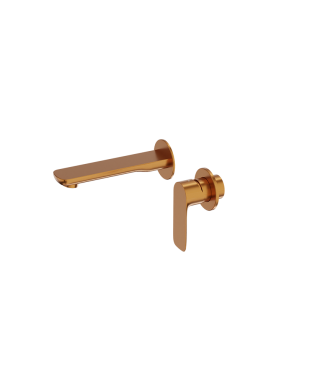 Bateria umywalkowa podtynkowa Lavita Spark Brushed Copper 5900378341260