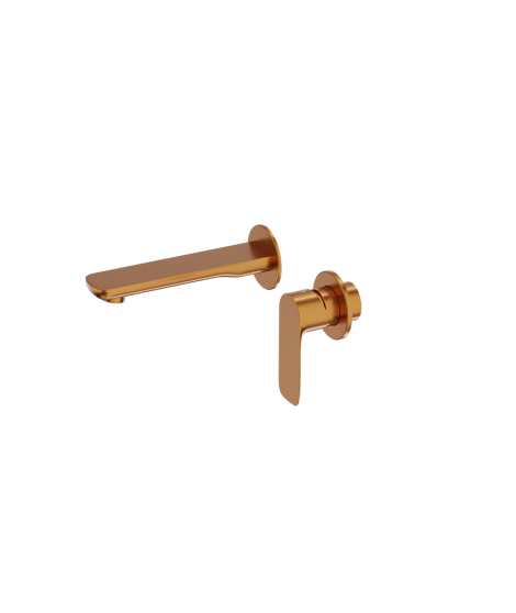 Bateria umywalkowa podtynkowa Lavita Spark Brushed Copper 5900378341260