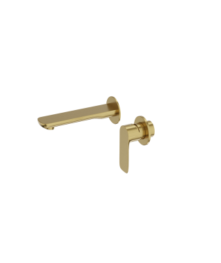 Bateria umywalkowa podtynkowa Lavita Spark Brushed Copper 5900378341260