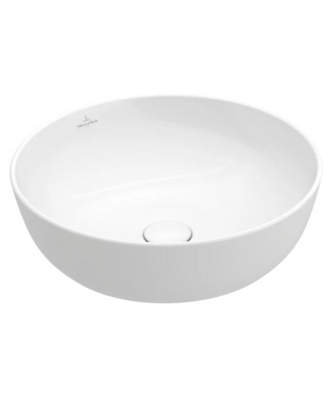 Umywalka nablatowa VILLEROY&BOCH Artis owalna 43cm Weiss Alpin, bez przelewu 41794301