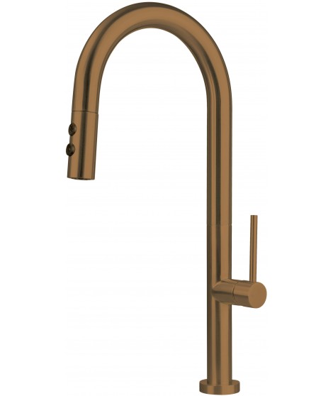 Deante Bateria kuchenna z wyciąganą wylewką - 2 rodzaje strumienia BQO C72M