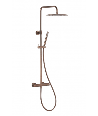 KFA MOZA PREMIUM ROSE GOLD DESZCZOWNIA Z BATERIĄ TERMOSTATYCZNĄ 5736-920-34