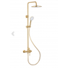 KFA MOZA BRUSHED GOLD DESZCZOWNIA Z BATERIĄ NATRYSKOWĄ 5036-910-31