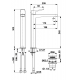 KFA MALAGA CHROM BATERIA UMYWALKOWA NABLATOWA 4522-712-00