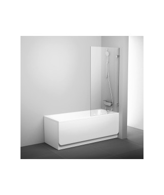Parawan nawannowy RAVAK BVS1 80 chrom ,szkło transparentne
