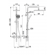 KFA MALAGA CHROM DESZCZOWNIA Z BATERIĄ TERMOSTATYCZNĄ 5756-910-00