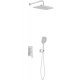 KFA MALAGA CHROM ZESTAW PODTYNKOWY Z BATERIĄ NATRYSKOWĄ 4529-501-00