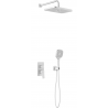 KFA MALAGA WHITE ZESTAW PODTYNKOWY Z BATERIĄ NATRYSKOWĄ 4529-501-44