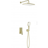 KFA MALAGA BRUSHED GOLD ZESTAW PODTYNKOWY Z BATERIĄ NATRYSKOWĄ 4529-501-31