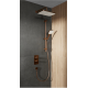 KFA MALAGA ROSE GOLD ZESTAW PODTYNKOWY Z BATERIĄ TERMOSTATYCZNĄ NATRYSKOWĄ I NATRYSKIEM PRZESUWNYM 5759-301-34