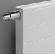 Grzejnik płytowy typ 22 KERMI X2 Line-V, z osłoną wym. 405 x 605 mm,biały, moc 681 W lewyPLV220400601L1K