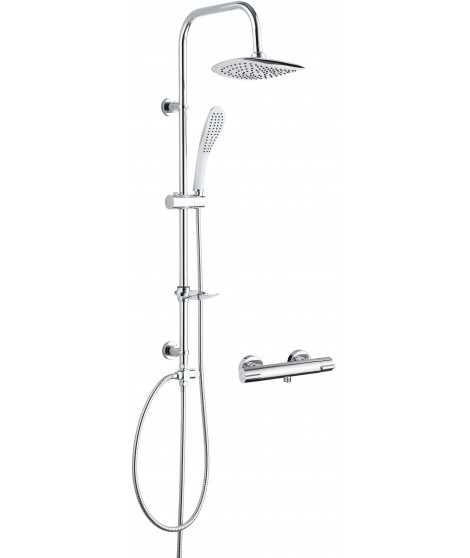 Deante Deszczownica z baterią prysznicową termostatyczną NBOZ051K