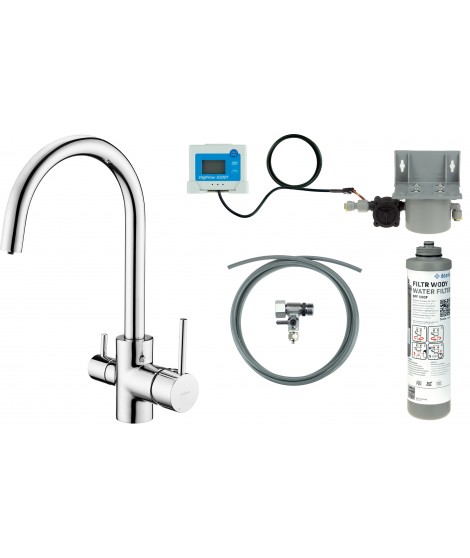 Deante Bateria kuchenna z zestawem do filtracji wody BCHF064M