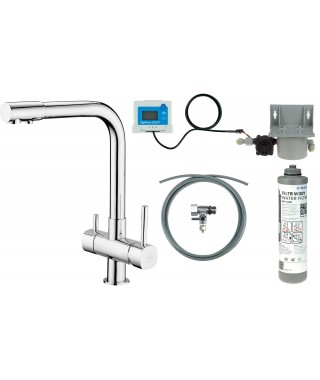 Deante Bateria kuchenna z zestawem do filtracji wody BCHF065M