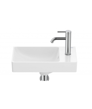 ROCA ONA Umywalka ścienna 45x26 cm CPT Fineceramic BIAŁY POŁYSK A327681000