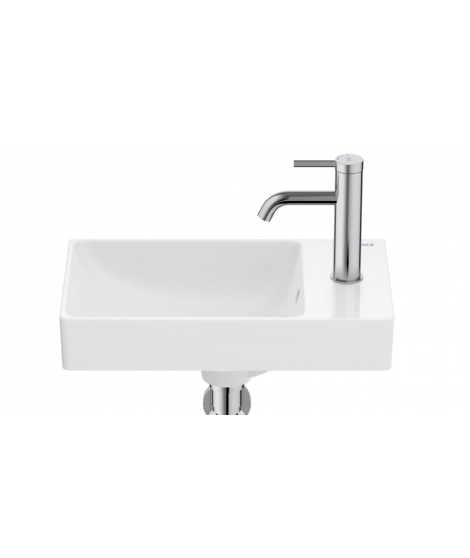 ROCA ONA Umywalka ścienna 45x26 cm CPT Fineceramic BIAŁY POŁYSK A327681000