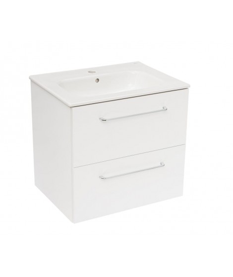 Vitalle Palo by Roca zestaw szafka z umywalką 70x46cm, biała A851635806