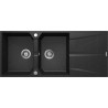 Deante Zlewozmywak granitowy 2-komorowy z ociekaczem ZRC 2213