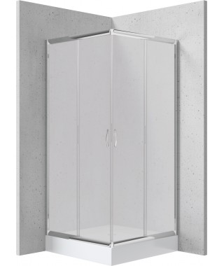 Deante Kabina prysznicowa z brodzikiem kwadratowa 90 cm KYCZ641K