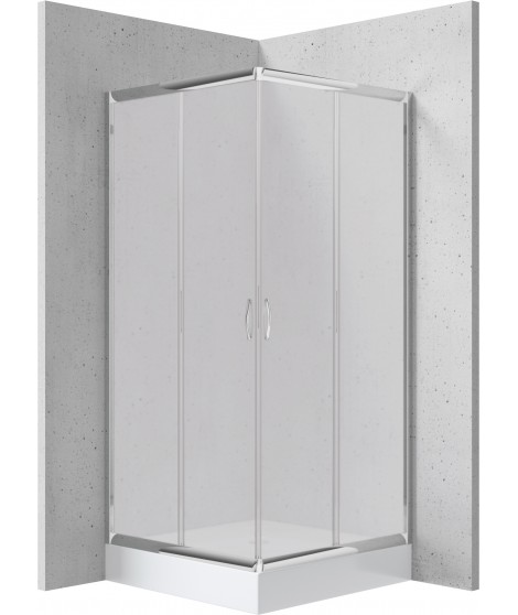 Deante Kabina prysznicowa z brodzikiem kwadratowa 90 cm KYCZ641K