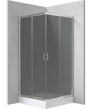 Deante Kabina prysznicowa z brodzikiem kwadratowa 90 cm KYCZ441K