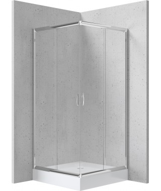 Deante Kabina prysznicowa z brodzikiem kwadratowa 90 cm KYCZ041K