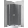 Deante Kabina prysznicowa z brodzikiem półokrągła 90x90 cm KYPZ451K