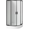 Deante Kabina prysznicowa z brodzikiem półokrągła 80 cm KDDZN52K