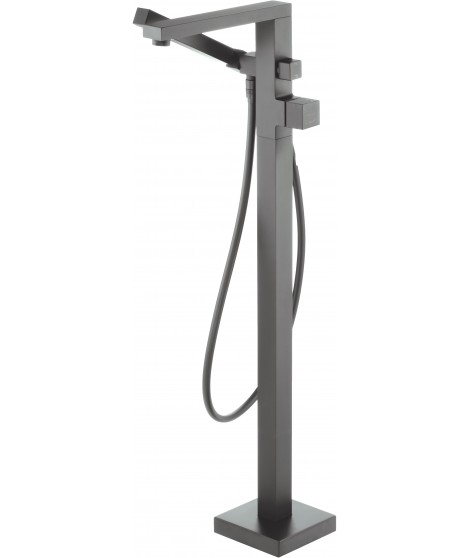 Deante Bateria wannowa wolnostojąca z zestawem prysznicowym BQL D17M