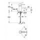 Bateria umywalkowa. DN 15. GROHE Essence. Chrom