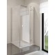 Kabina prostokątna 80x90x190 cm NEW TRENDY MODENA szkło czyste, prawa