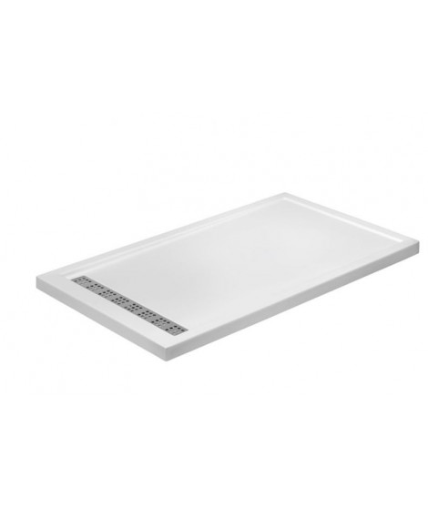 Brodzik prostokątny POLIMAT 140 x 80 x 3 x 5.5 cm z rusztem WEST®