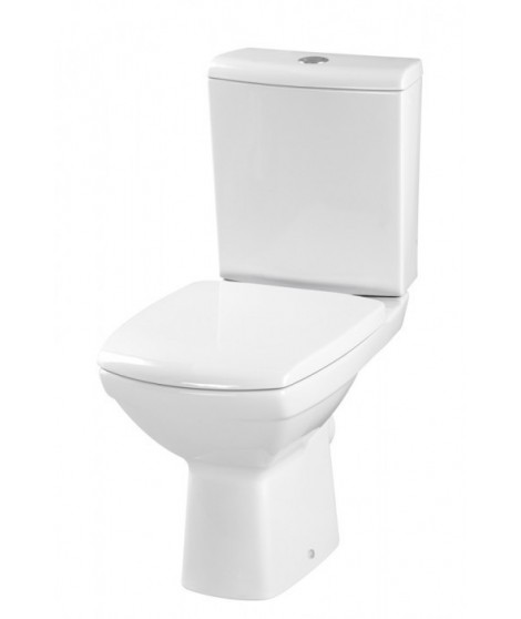 WC kompakt CERSANIT CARINA 3/6L poziomy + deska wolnoopadajaca K31-012