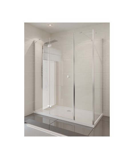Kabina prostokątna 160x80x190 cm NEW TRENDY MODENA PLUS szkło czyste, prawa